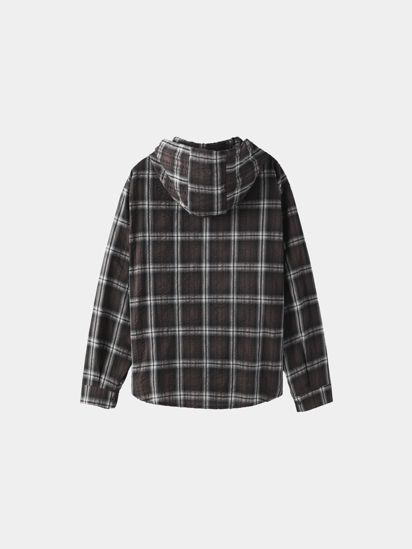 OWN東大門代購女士新品26春夏推薦真品襯衫蕾絲衫連帽衫格紋OWN襯衫/蕾絲衫