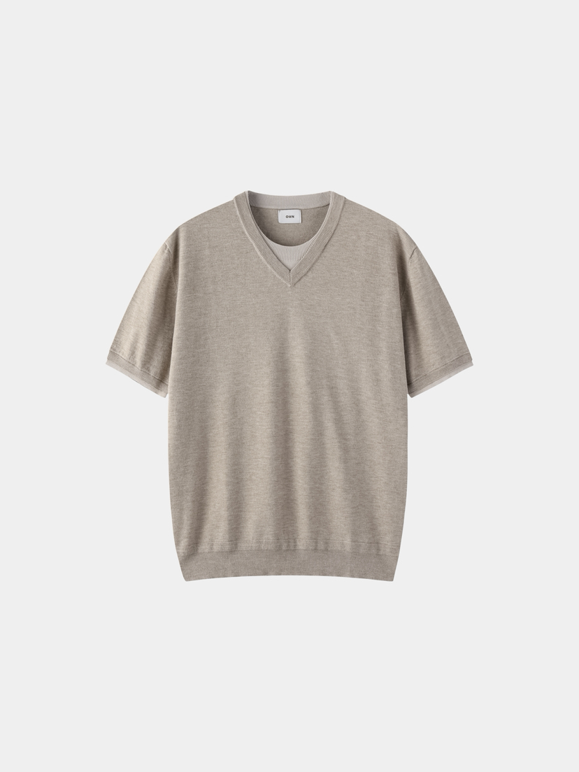 OWN韓國直郵女士新款真品職業時尚熱賣休閑推薦針織衫多層OWN針織衫圖色3