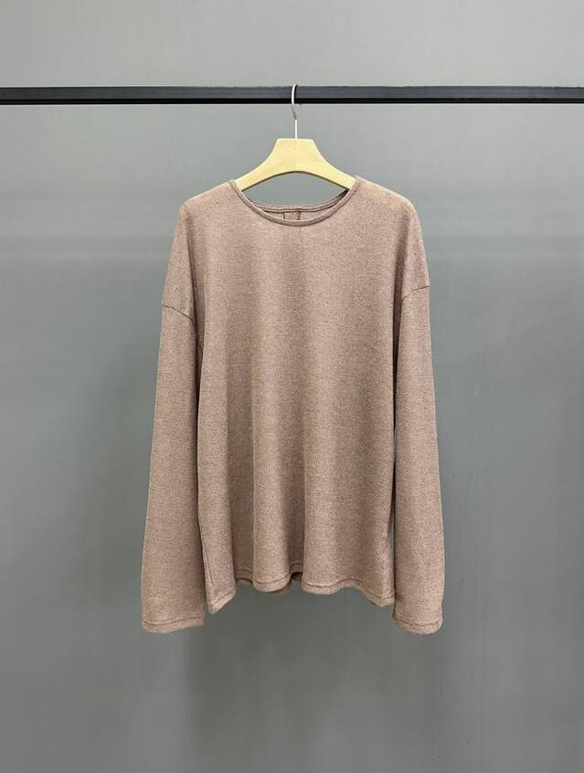 I BLLE韓國代購女裝新品休閑人氣26春夏長袖T恤亞麻紐扣I BLLE長袖T恤圖色2