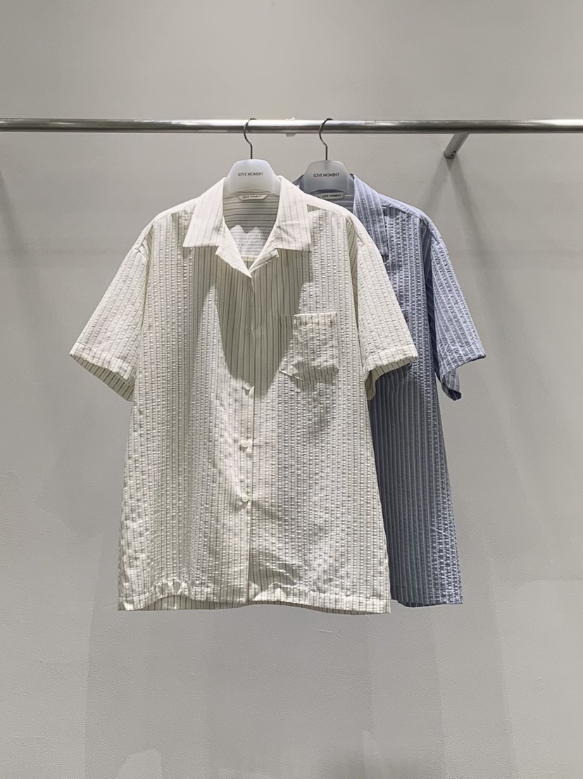 LOVE MOMENT東大門直郵女士新品推薦26春夏襯衫蕾絲衫條紋LOVE MOMENT襯衫/蕾絲衫