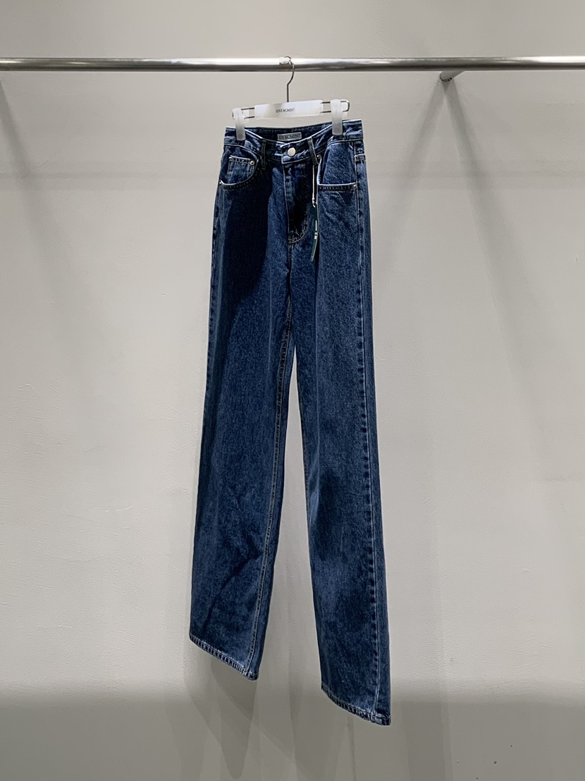 LOVE MOMENT韓國代購女士新款真品人氣推薦26春夏牛仔褲LOVE MOMENT牛仔褲