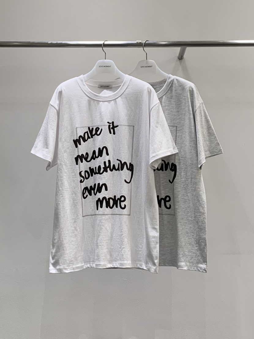 LOVE MOMENT東大門實拍女士新款真品26春夏休閑時尚推薦T恤LOVE MOMENTT恤