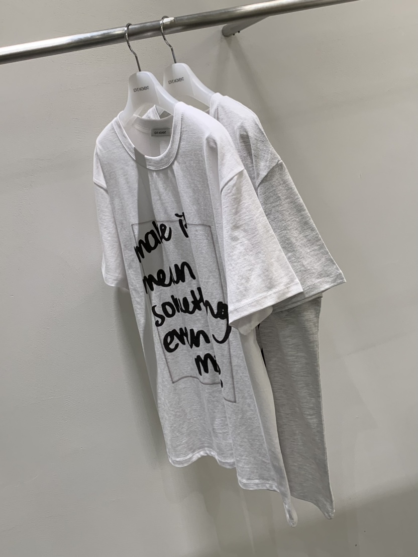 LOVE MOMENT東大門實拍女士新款真品26春夏休閑時尚推薦T恤LOVE MOMENTT恤