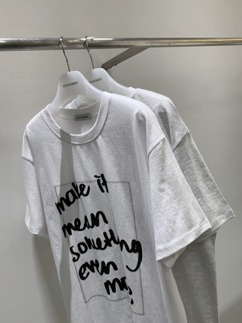 LOVE MOMENT東大門實拍女士新款真品26春夏休閑時尚推薦T恤LOVE MOMENTT恤