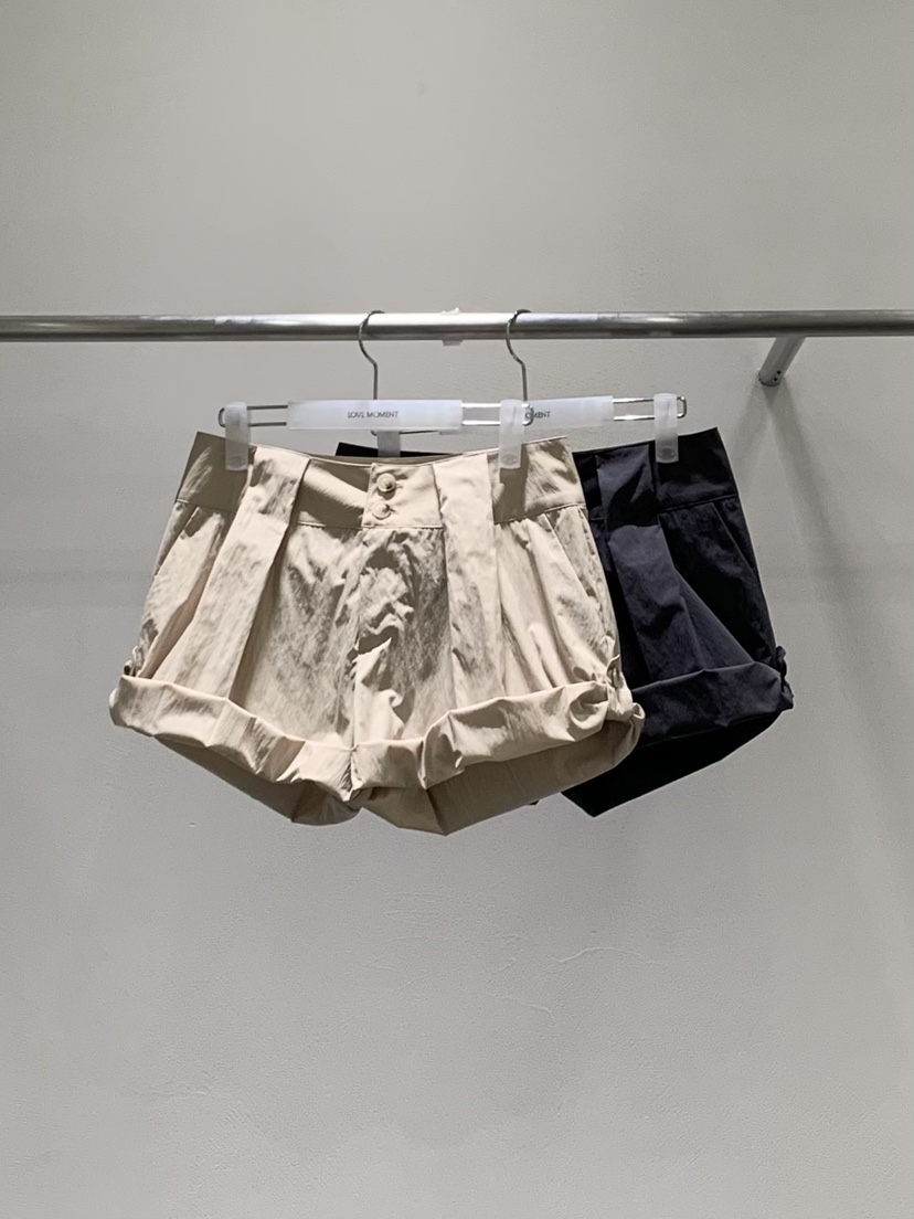 LOVE MOMENT東大門代購女士新品休閑職業時尚真品26春夏短褲LOVE MOMENT短褲