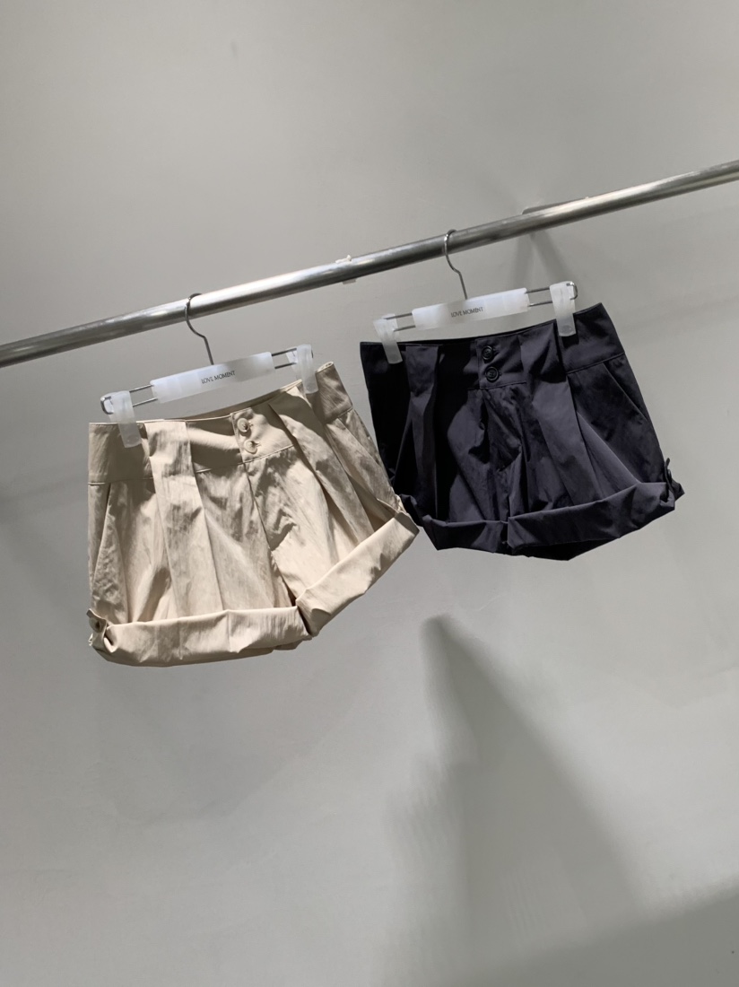 LOVE MOMENT東大門代購女士新品休閑職業時尚真品26春夏短褲LOVE MOMENT短褲