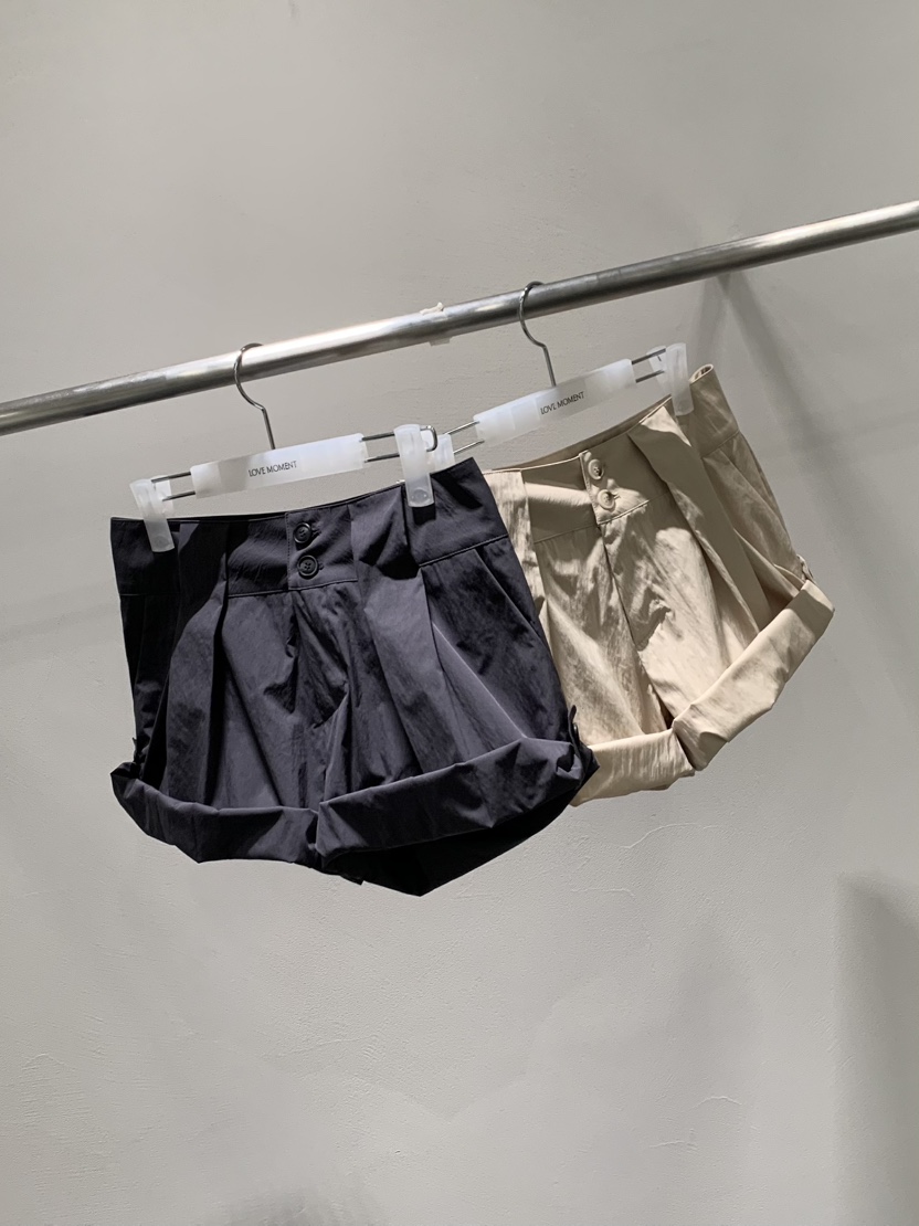 LOVE MOMENT東大門代購女士新品休閑職業時尚真品26春夏短褲LOVE MOMENT短褲