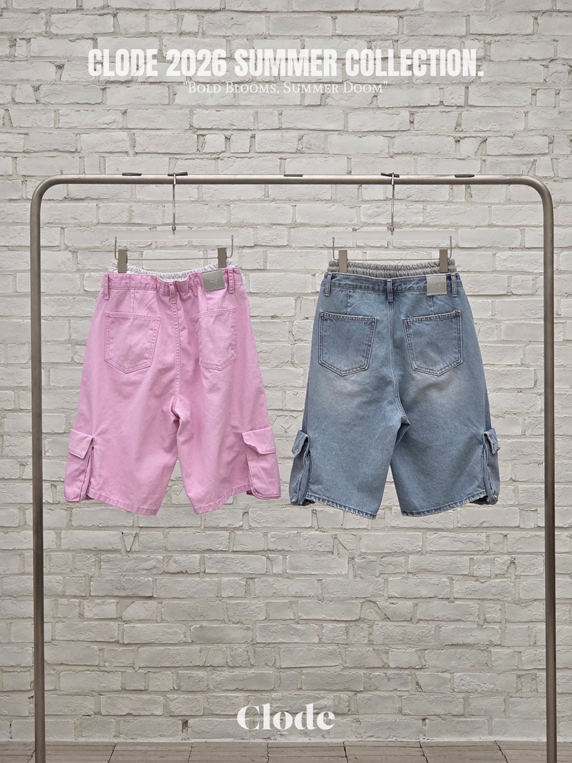 CLODE韓國代購女士新款休閑人氣職業熱賣26春夏時尚短褲工裝CLODE短褲