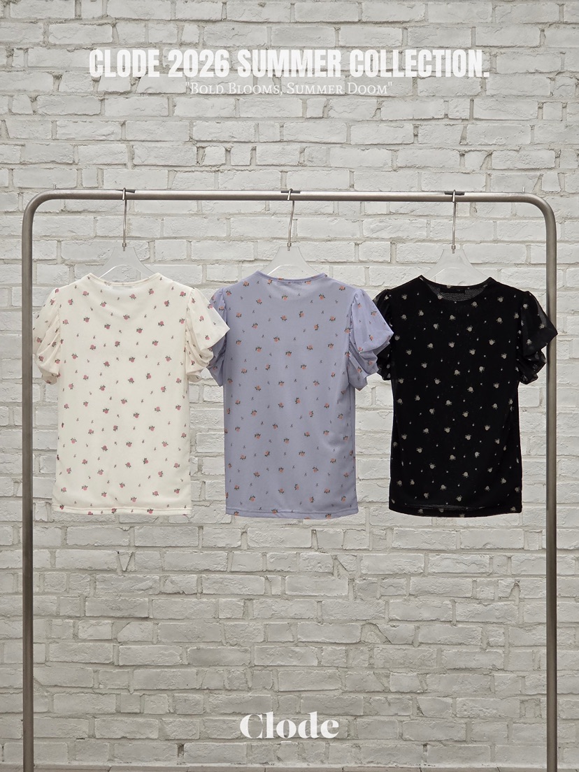 CLODE韓國代購女士新款推薦職業人氣熱賣休閑26春夏時尚T恤CLODET恤
