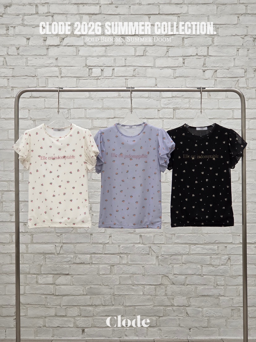 CLODE韓國代購女士新款推薦職業人氣熱賣休閑26春夏時尚T恤CLODET恤