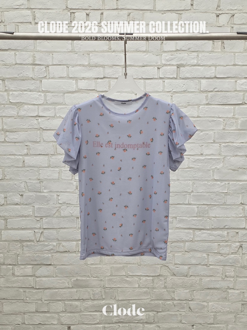 CLODE韓國代購女士新款推薦職業人氣熱賣休閑26春夏時尚T恤CLODET恤圖色2