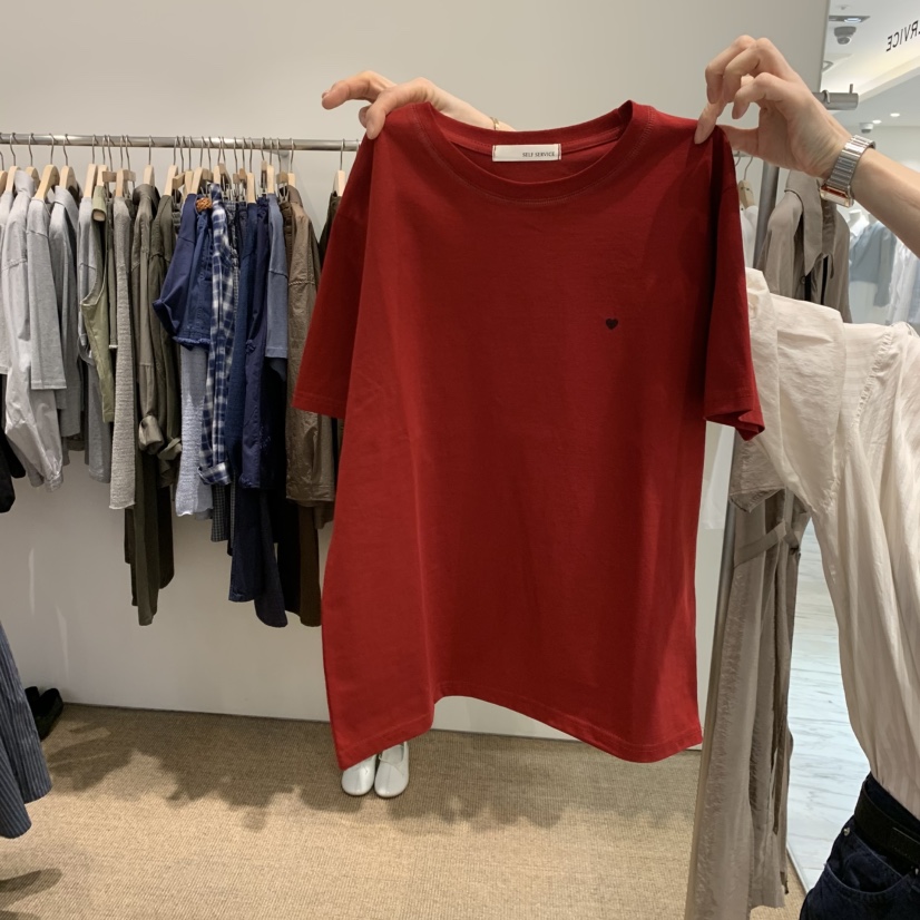 SELF SERVICE韓國東大門直郵女裝新品休閑人氣熱賣推薦T恤SELF SERVICET恤圖色2