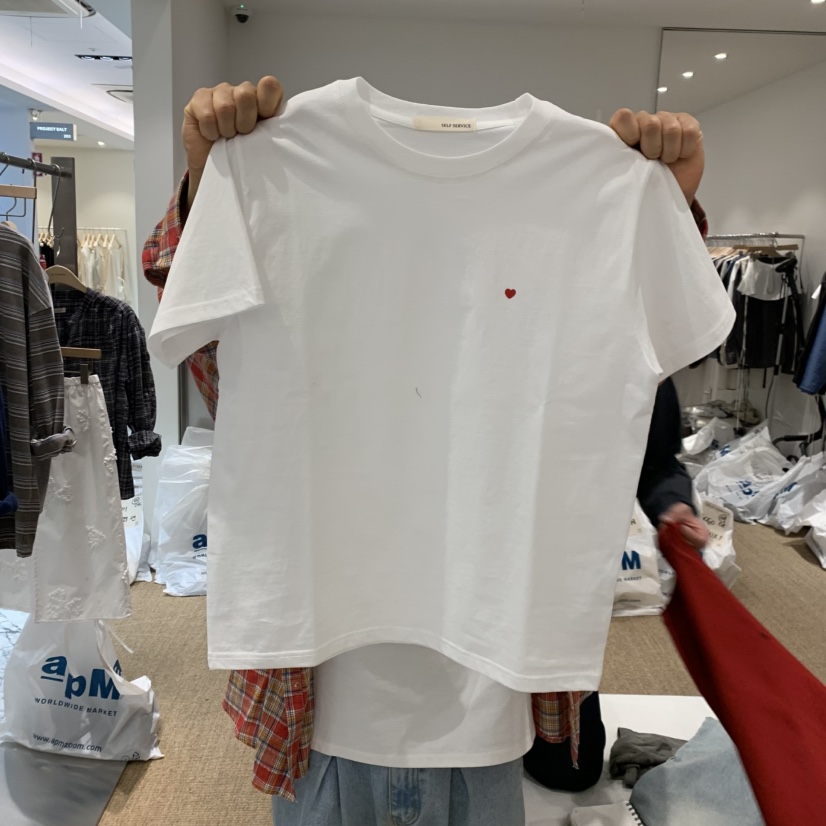 SELF SERVICE韓國東大門直郵女裝新品休閑人氣熱賣推薦T恤SELF SERVICET恤圖色3