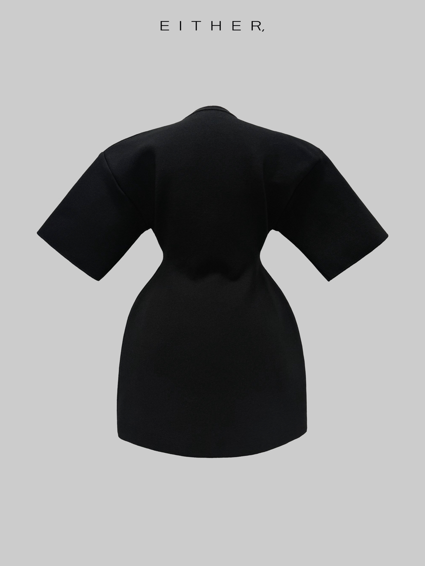 EITHER韓國東大門代購女裝新品職業26春夏推薦時尚連衣裙EITHER連衣裙