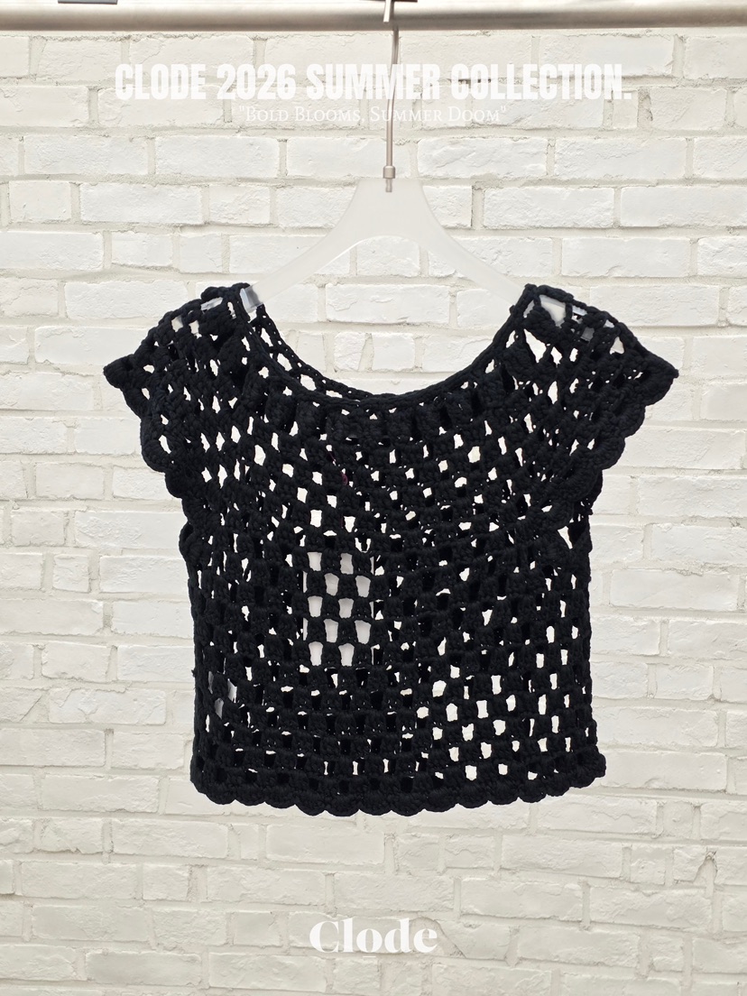CLODE韓國直郵女裝新款推薦熱賣職業26春夏針織衫鉤針編織CLODE針織衫圖色4