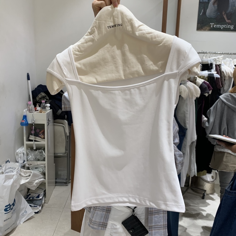 TEMPTING韓國直郵女士新款休閑人氣時尚職業推薦熱賣26春夏T恤TEMPTINGT恤圖色1