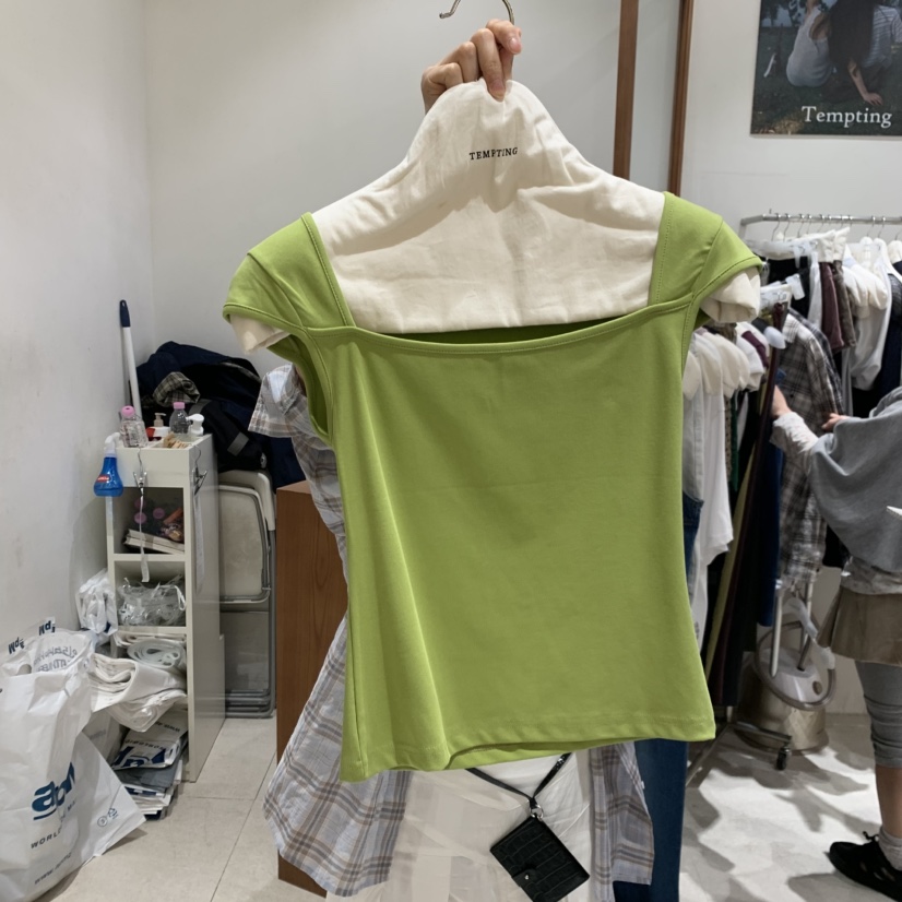 TEMPTING韓國直郵女士新款休閑人氣時尚職業推薦熱賣26春夏T恤TEMPTINGT恤圖色3