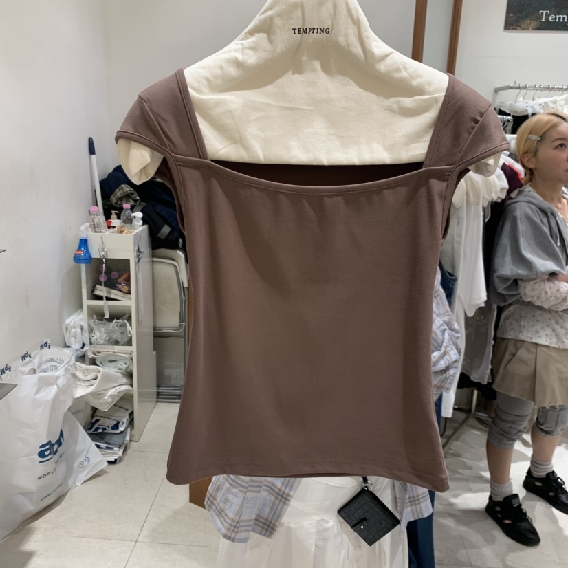 TEMPTING韓國直郵女士新款休閑人氣時尚職業推薦熱賣26春夏T恤TEMPTINGT恤圖色6