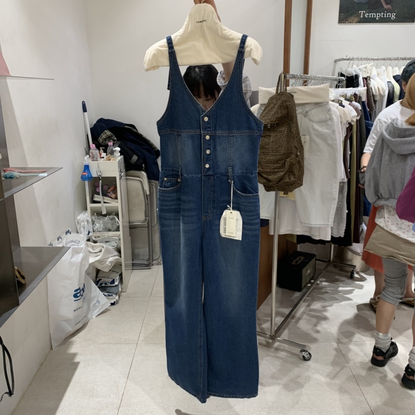 TEMPTING韓國直郵女士新款推薦休閑人氣職業熱賣時尚背帶褲TEMPTING背帶褲圖色1