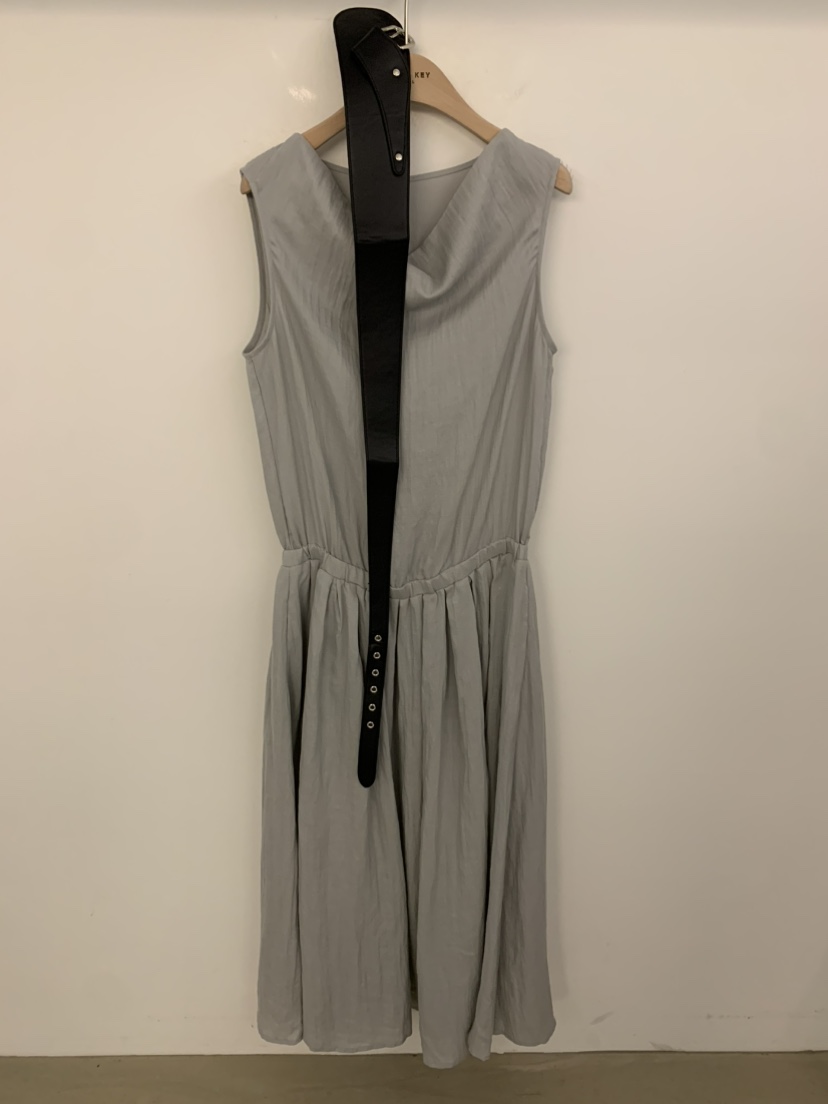 UNDER KEY韓國直郵女裝新品熱賣休閑人氣時尚連衣裙含腰帶UNDER KEY連衣裙圖色2