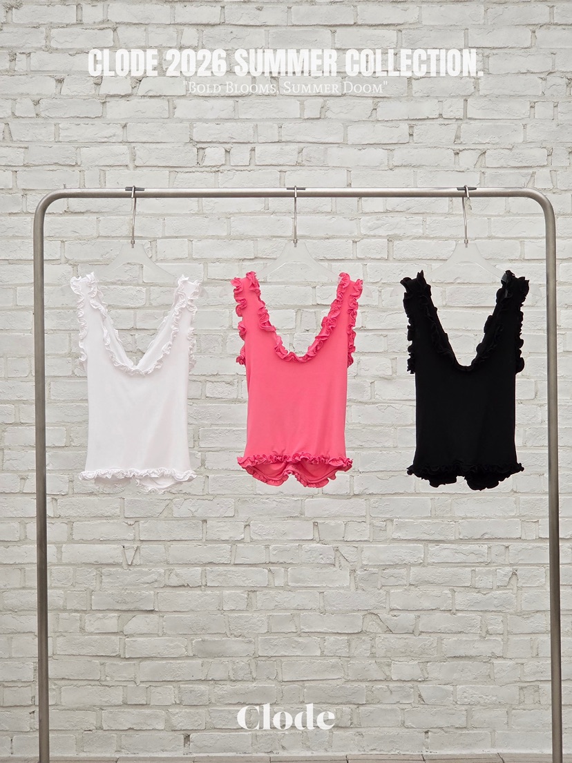 CLODE韓國代購女士新款時尚推薦人氣休閑26春夏熱賣吊帶背心CLODE吊帶/背心