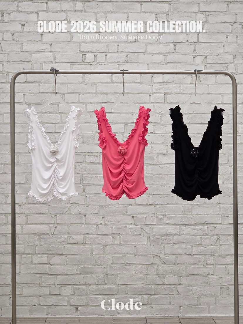 CLODE韓國代購女士新款時尚推薦人氣休閑26春夏熱賣吊帶背心CLODE吊帶/背心