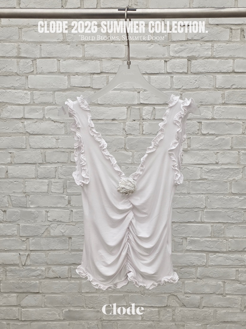 CLODE韓國代購女士新款時尚推薦人氣休閑26春夏熱賣吊帶背心CLODE吊帶/背心圖色1