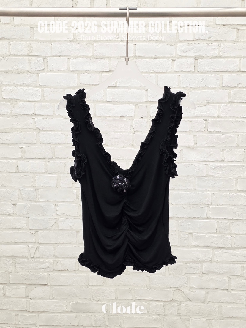 CLODE韓國代購女士新款時尚推薦人氣休閑26春夏熱賣吊帶背心CLODE吊帶/背心圖色2