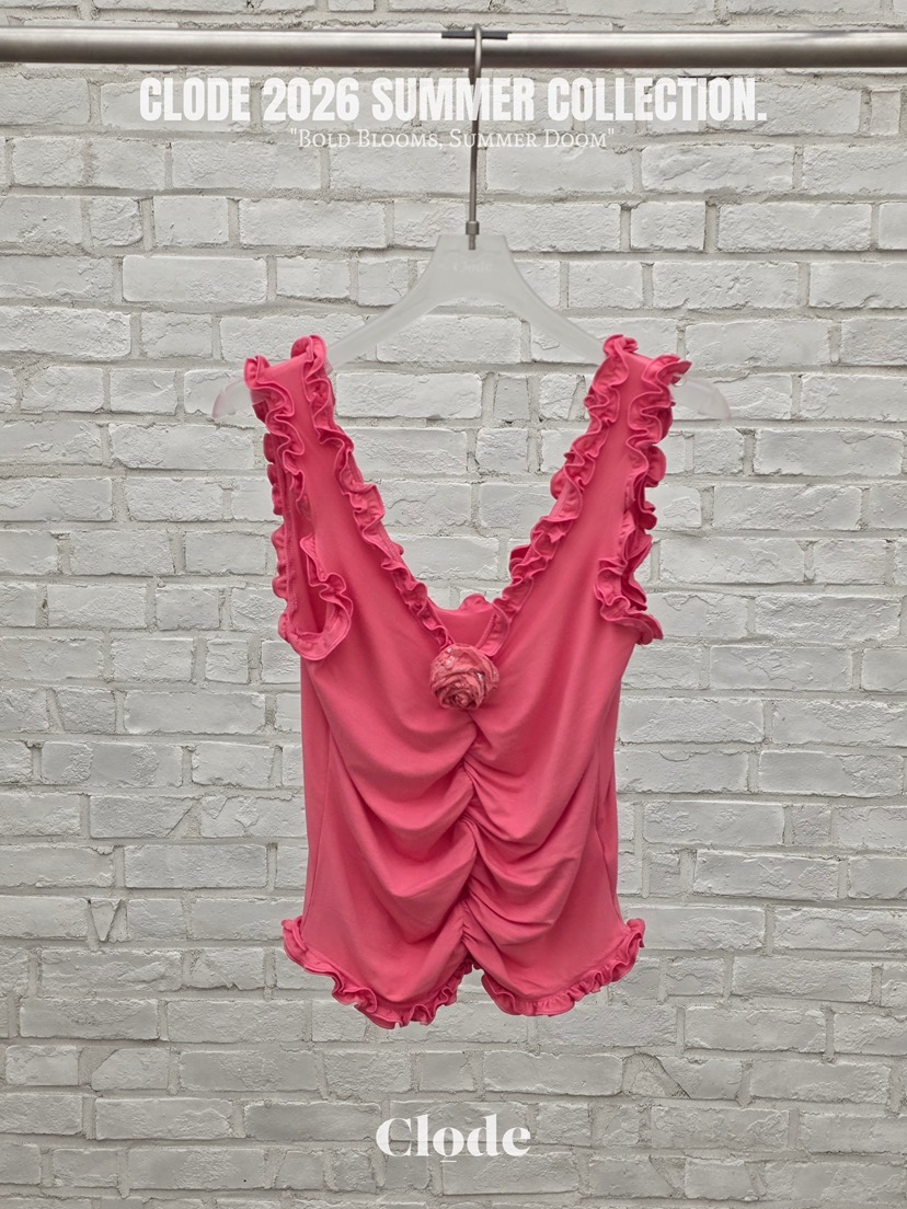 CLODE韓國代購女士新款時尚推薦人氣休閑26春夏熱賣吊帶背心CLODE吊帶/背心圖色3