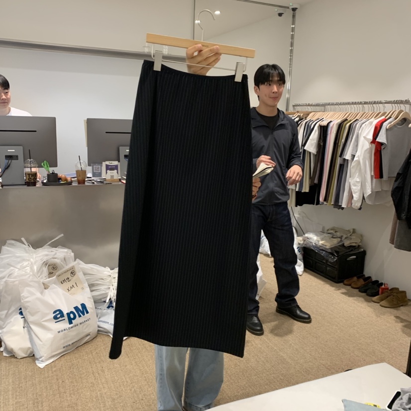 SELF SERVICE韓國東大門直郵女士新品26春夏時尚休閑長裙SELF SERVICE長裙圖色1