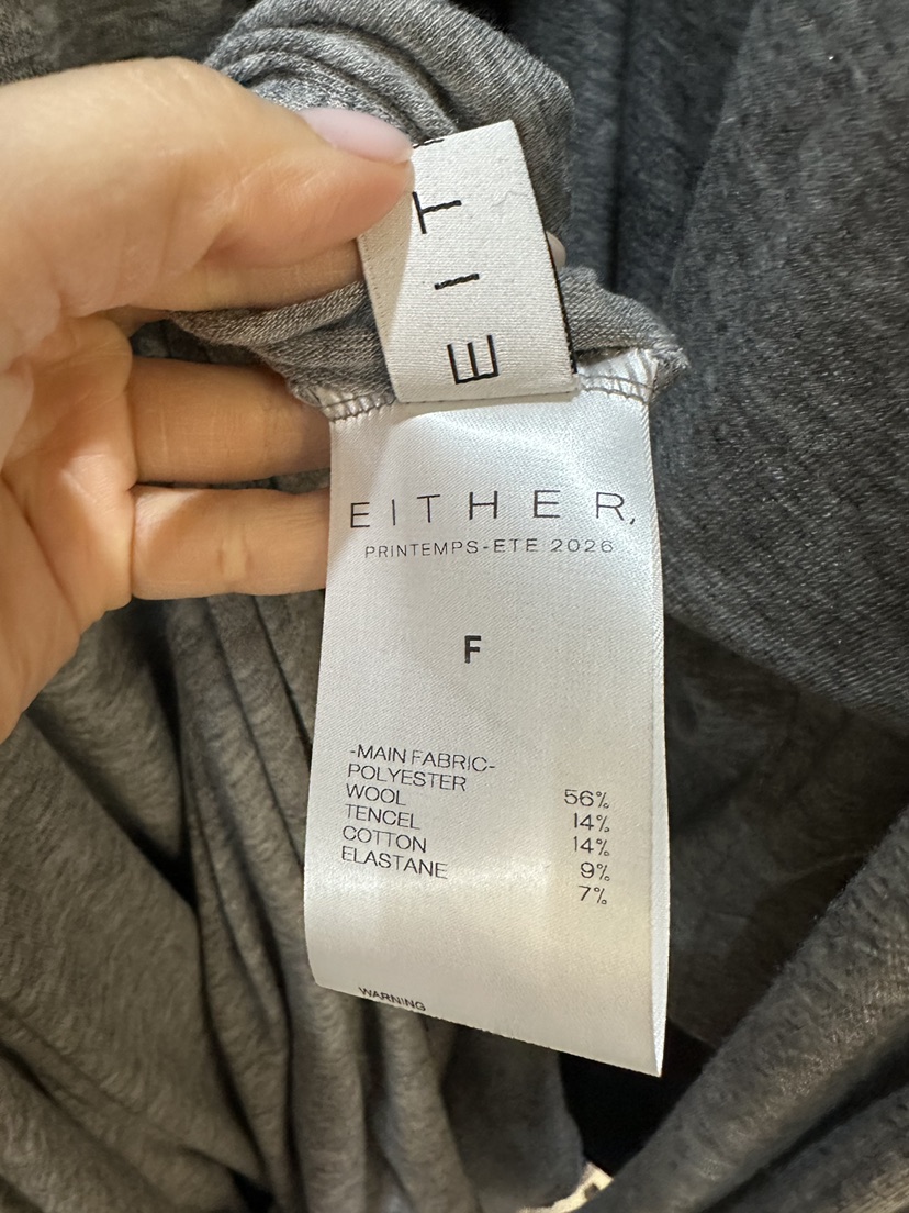 EITHER韓國代購女士新品時尚職業26春夏休閑熱賣推薦長裙EITHER長裙