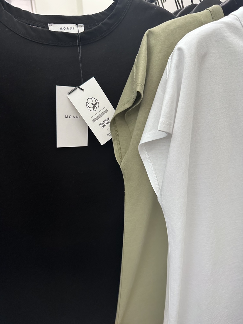 MOANI韓國東大門代購女裝新品人氣推薦26春夏休閑T恤絲質MOANIT恤