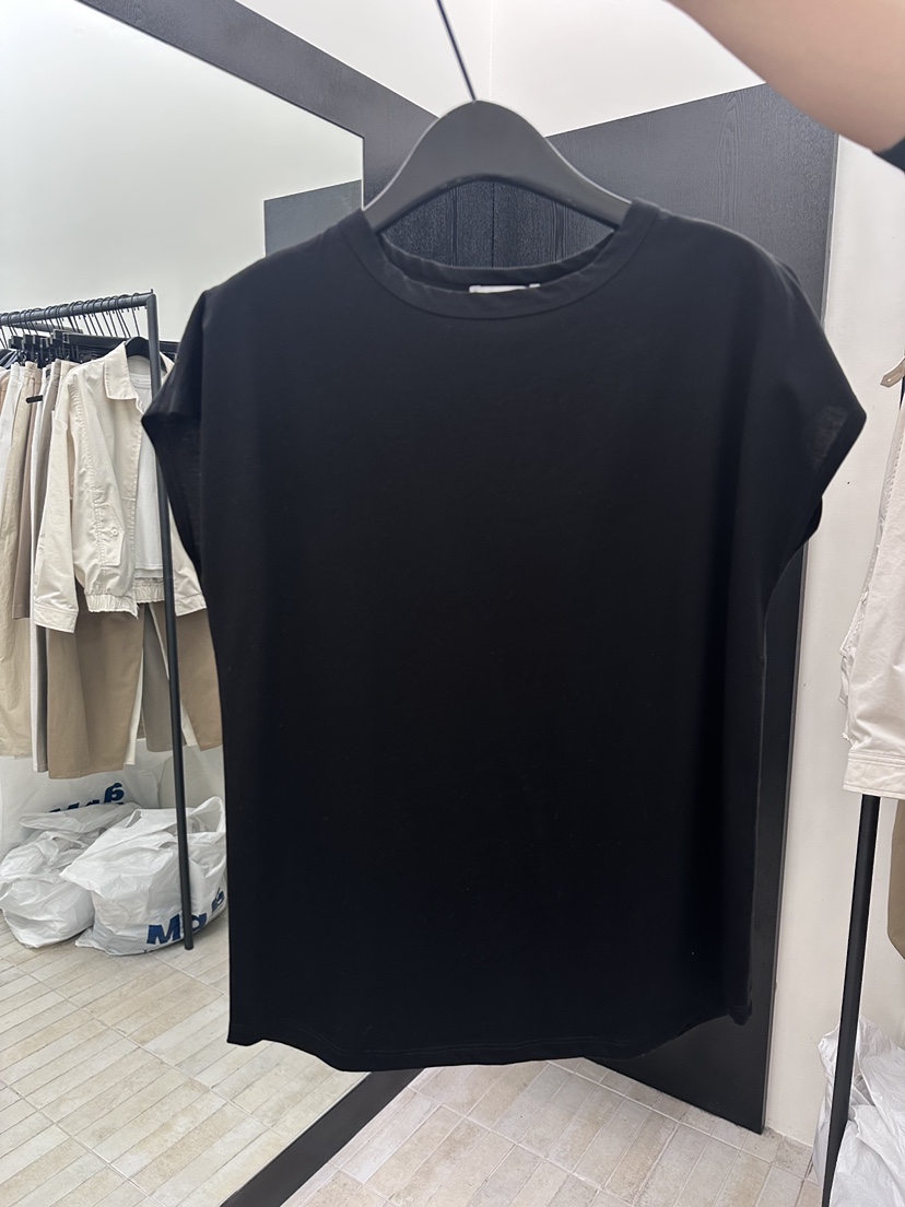 MOANI韓國東大門代購女裝新品人氣推薦26春夏休閑T恤絲質MOANIT恤圖色3