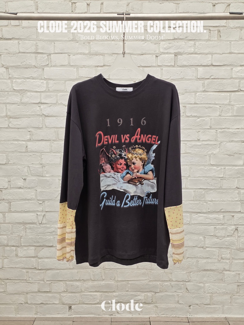 CLODE韓國直郵實拍女士新品人氣熱賣職業推薦時尚長袖T恤CLODE長袖T恤圖色3