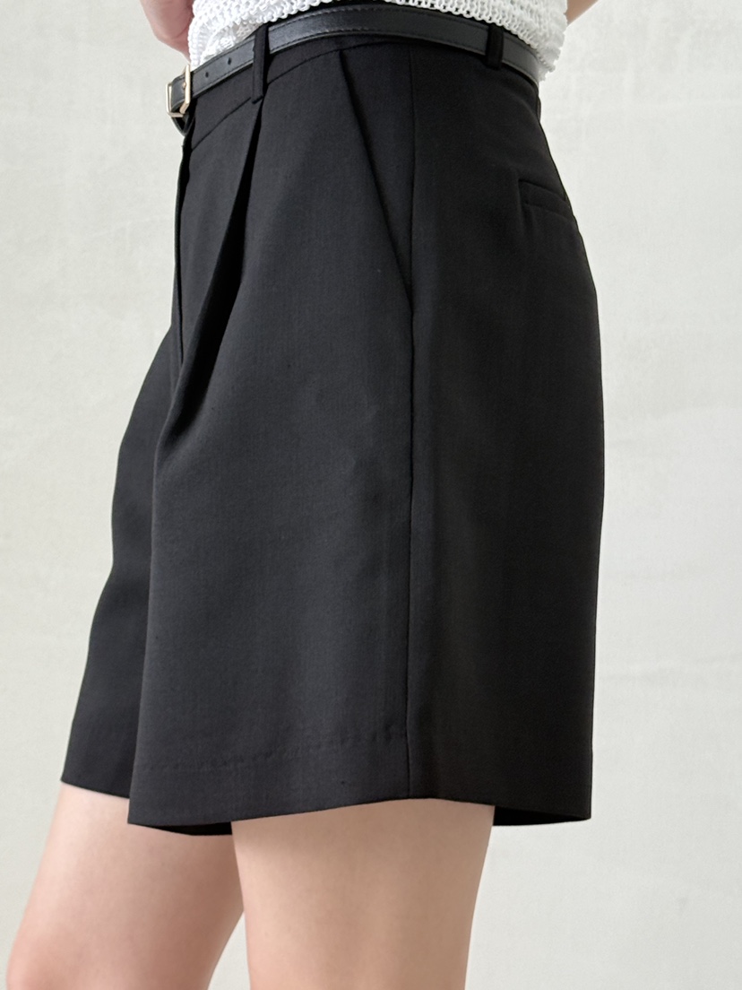 DEMAR韓國直郵實拍女士新款休閑時尚職業26春夏短褲不含腰帶DEMAR短褲