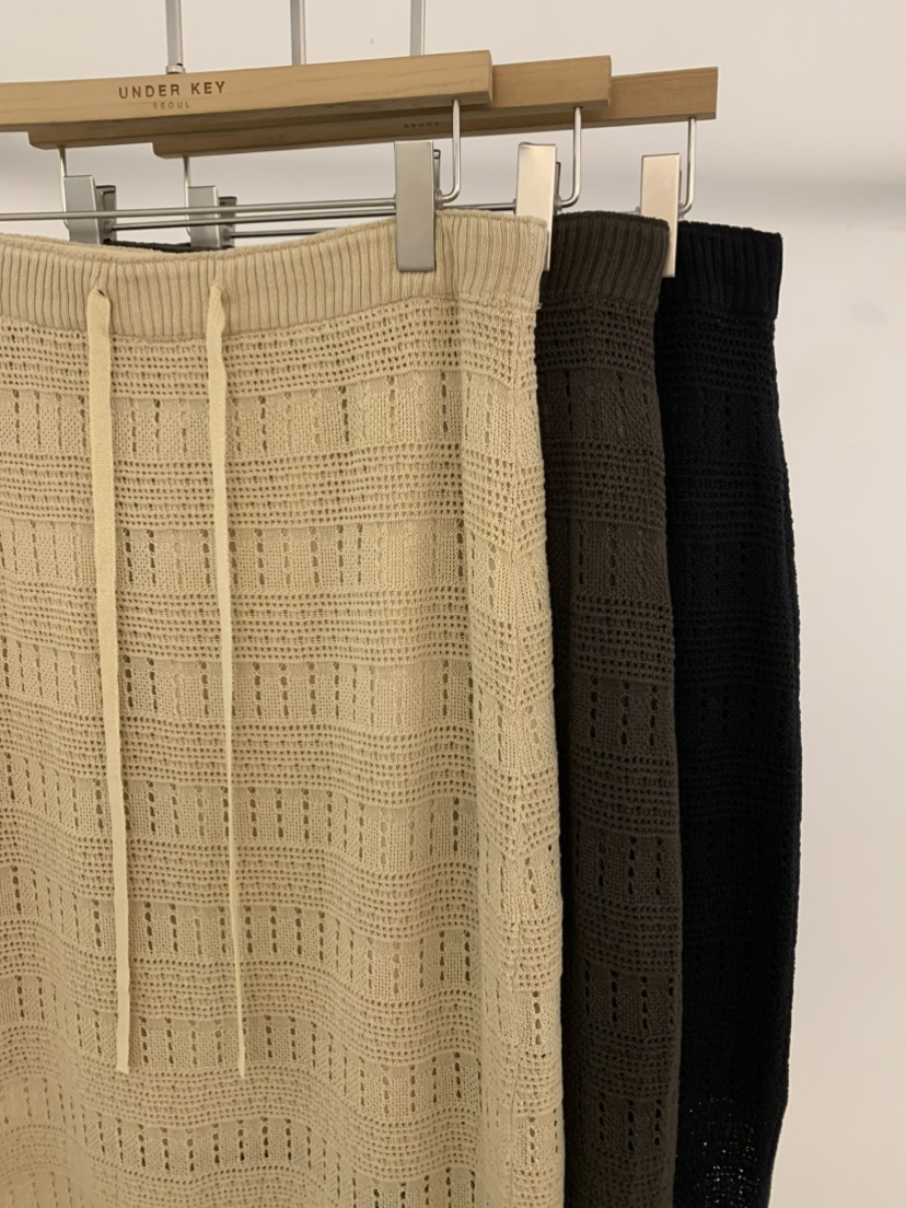 UNDER KEY韓國代購女裝新款職業熱賣26春夏人氣休閑長裙UNDER KEY長裙