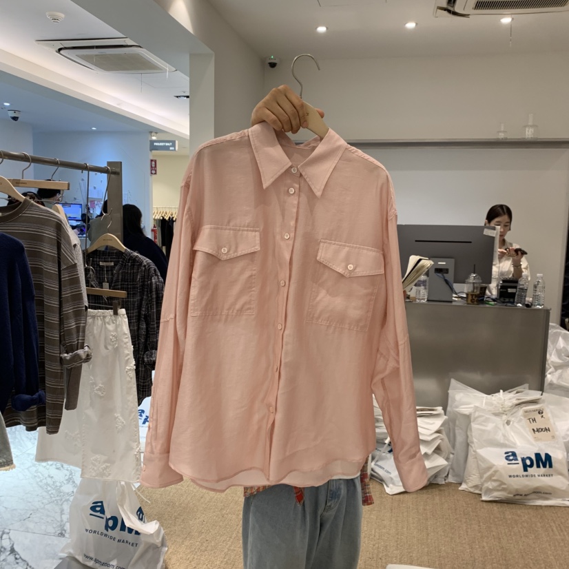 SELF SERVICE韓國代購女士新款休閑推薦26春夏襯衫蕾絲衫SELF SERVICE襯衫/蕾絲衫圖色3