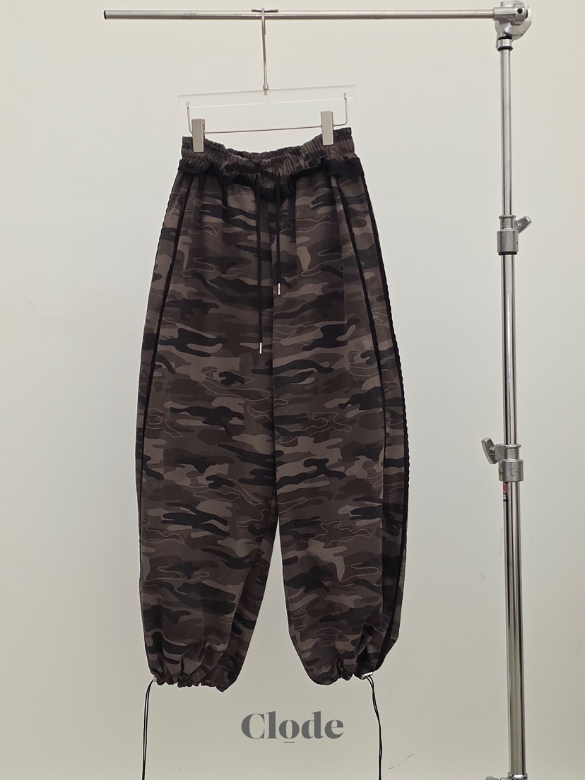 CLODE韓國直郵女士新款人氣休閑時尚26春夏職業休閑褲迷彩CLODE休閑褲圖色2