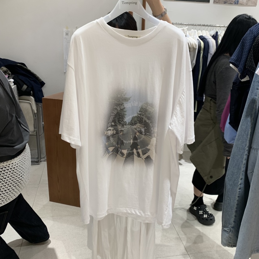 TEMPTING韓國東大門代購女裝新品人氣推薦職業26春夏時尚T恤TEMPTINGT恤圖色3