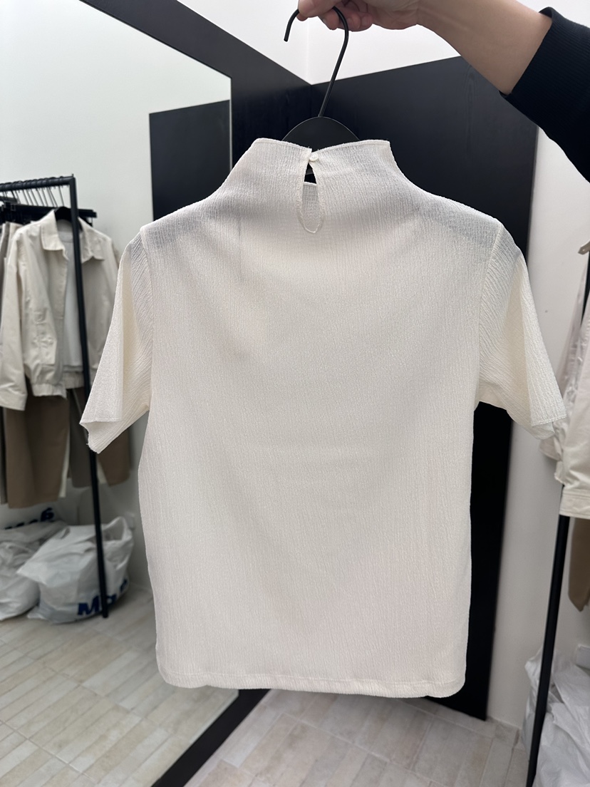 MOANI韓國東大門直郵女裝新款職業推薦熱賣襯衫蕾絲衫褶皺MOANI襯衫/蕾絲衫