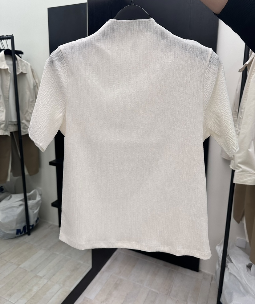 MOANI韓國東大門直郵女裝新款職業推薦熱賣襯衫蕾絲衫褶皺MOANI襯衫/蕾絲衫圖色1