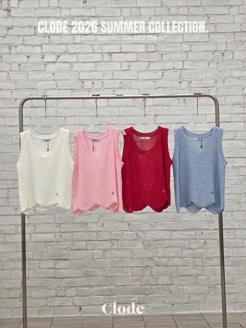 CLODE韓國代購女裝新款人氣職業休閑推薦26春夏熱賣吊帶背心CLODE吊帶/背心