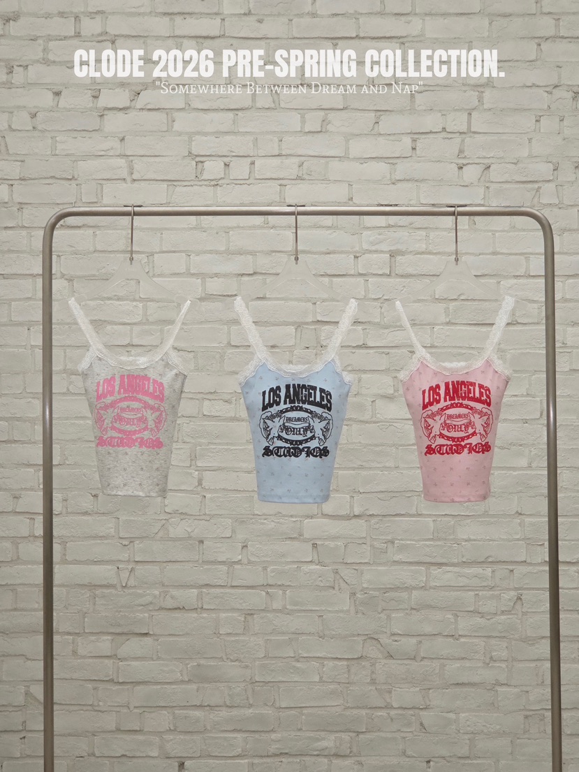 CLODE韓國直郵實拍女士新款休閑職業時尚人氣推薦吊帶背心CLODE吊帶/背心