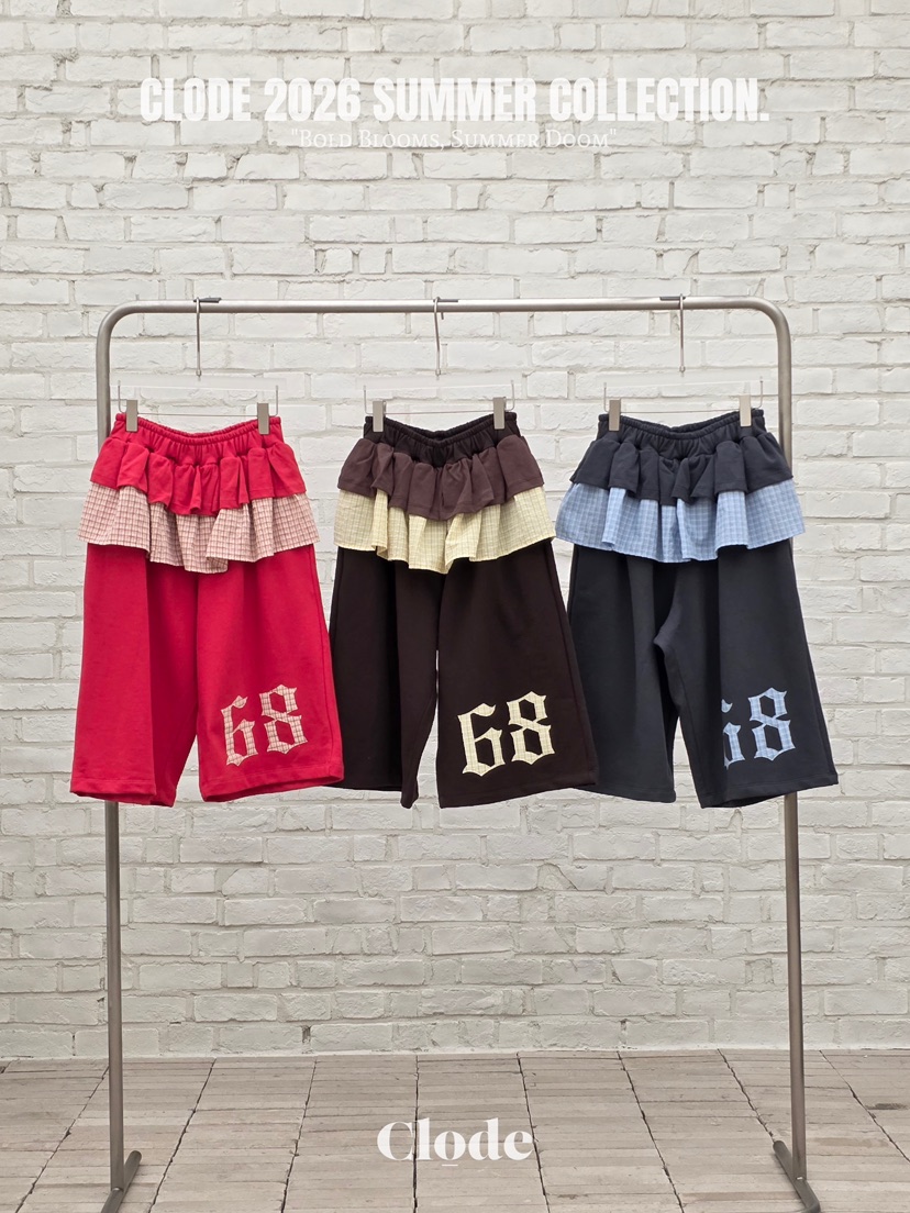 CLODE韓國東大門代購女士新款26春夏熱賣時尚職業短褲褶皺CLODE短褲
