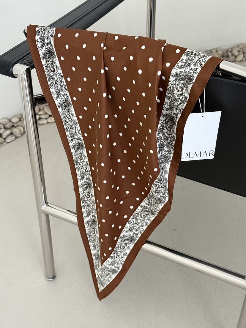 DEMAR韓國直郵女士新品人氣推薦26春夏職業圍巾披肩圍巾圓點DEMAR圍巾/披肩