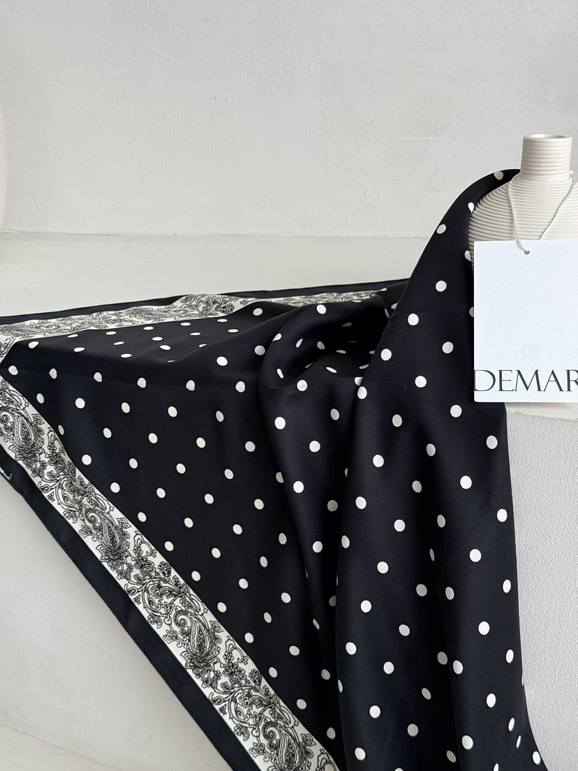 DEMAR韓國直郵女士新品人氣推薦26春夏職業圍巾披肩圍巾圓點DEMAR圍巾/披肩