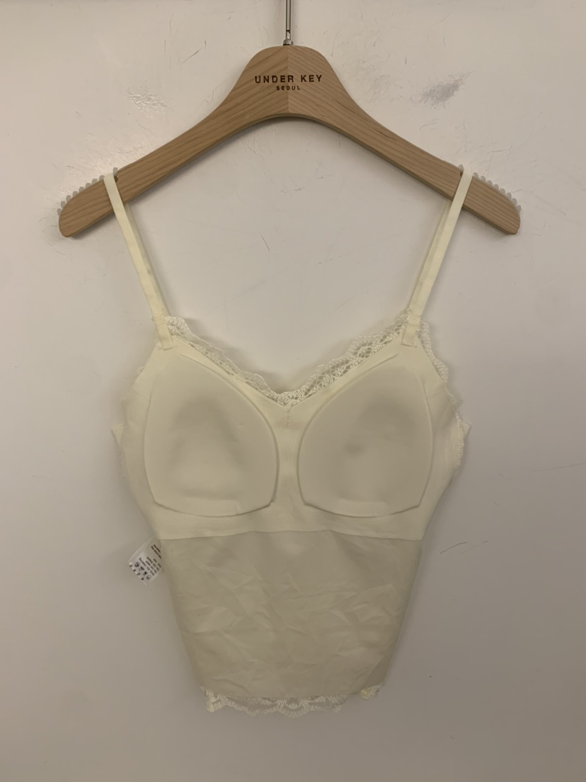 UNDER KEY韓國直郵女裝新款時尚26春夏人氣吊帶背心蕾絲UNDER KEY吊帶/背心