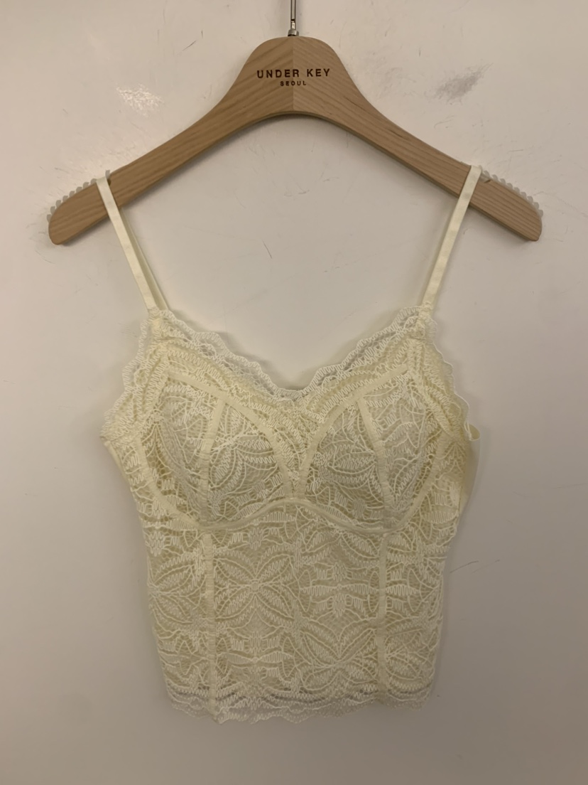 UNDER KEY韓國直郵女裝新款時尚26春夏人氣吊帶背心蕾絲UNDER KEY吊帶/背心圖色3