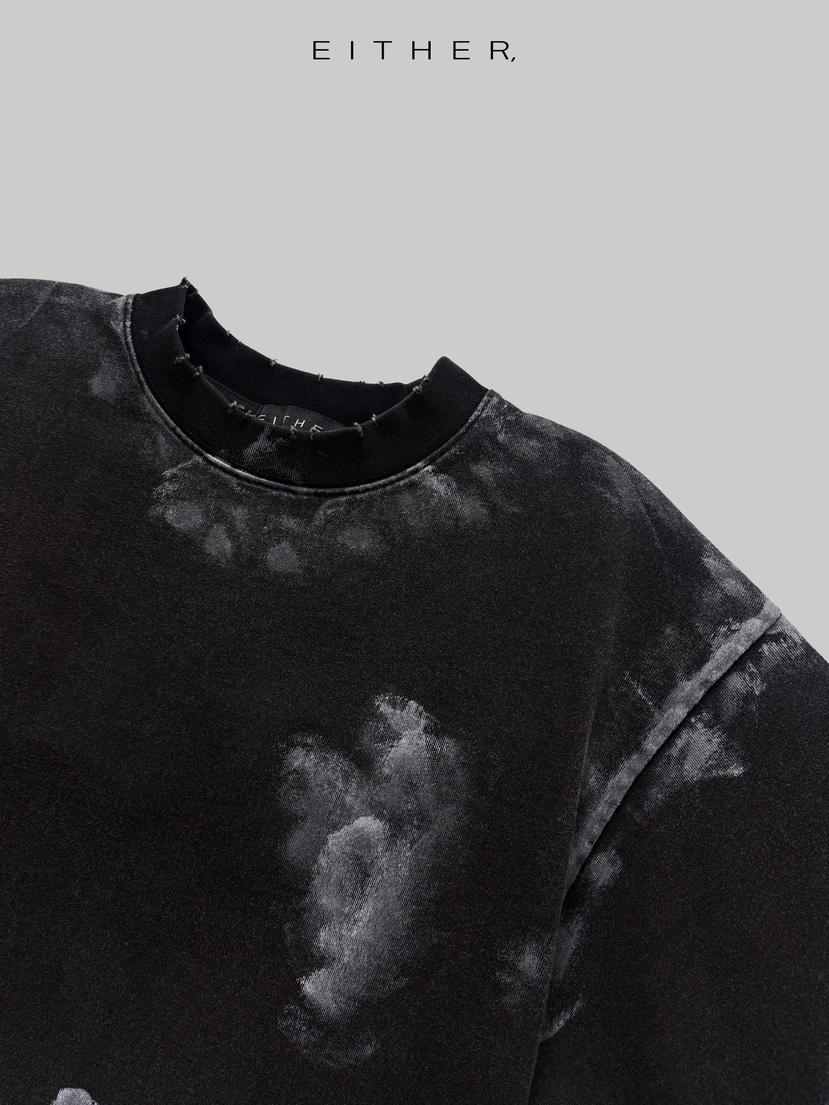 EITHER韓國直郵實拍女士新款26春夏熱賣推薦人氣休閑T恤水洗EITHERT恤