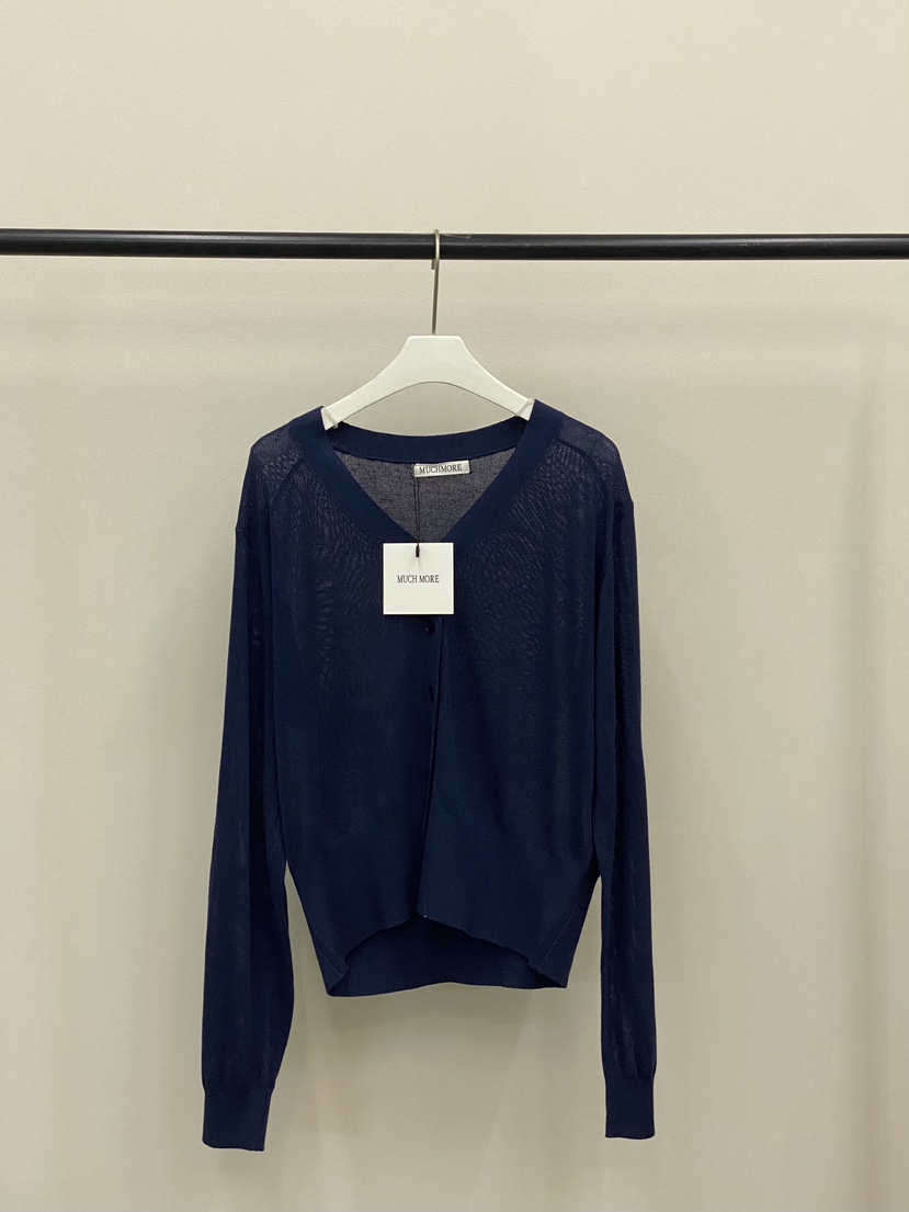 MUCH MORE/JACKPOT韓國直郵實拍女裝新品時尚職業針織衫MUCH MORE/JACKPOT針織衫圖色6深藍色